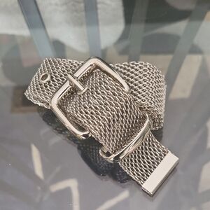 Silver Mesh Women's Belt
